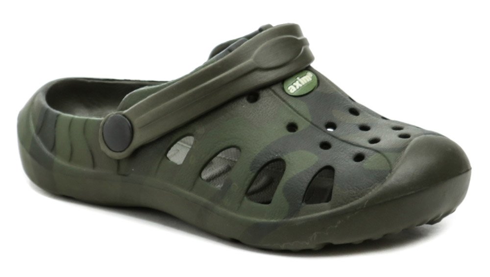 Axim 2K3805 khaki dětské nazouváky crocsy EUR 26