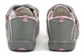 Axim 5S1116 šedo růžové dětské sandály | ARNO.cz - obuv s tradicí