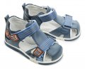 Wojtylko 1S40421 modro oranžové sandálky | ARNO.cz - obuv s tradicí