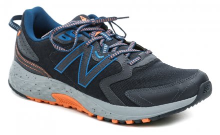 Pánská celoroční nadměrná sportovní trail běžecká obuv na šněrování, vyrobená z kombinace pravé přírodní kůže se syntetickým a textilním materiálem.