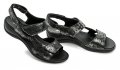IMAC 708220 černé dámské sandály na klínku | ARNO.cz - obuv s tradicí