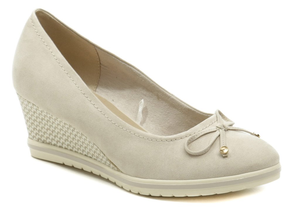 By-product Advance sale Infinity Tamaris 1-22423-26 ivory dámské lodičky na klínku | ARNO.cz - obuv s tradicí By-product Advance sale Infinity Tamaris 1-22423-26 ivory dámské lodičky na klínku | ARNO.cz - obuv s tradicí