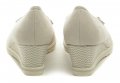 Tamaris 1-22423-26 ivory dámské lodičky na klínku | ARNO.cz - obuv s tradicí