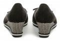 Tamaris 1-22423-26 black dámské lodičky na klínku | ARNO.cz - obuv s tradicí