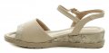 Piccadilly 458013-7 béžové dámské sandály na klínku | ARNO.cz - obuv s tradicí