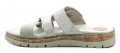 Jana 8-27400-26 šedo stříbrné pantofle šíře H | ARNO.cz - obuv s tradicí