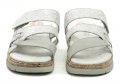 Jana 8-27400-26 šedo stříbrné pantofle šíře H | ARNO.cz - obuv s tradicí