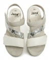 Jana 8-28264-26 bílé dámské sandály šíře H | ARNO.cz - obuv s tradicí
