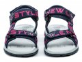 Wojtylko 5S40821 navy růžové dívčí sandálky | ARNO.cz - obuv s tradicí