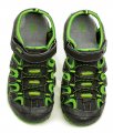 Slobby 152-0034-A1 černo zelené sandály | ARNO.cz - obuv s tradicí