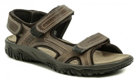 Pánská letní kožená vycházková sandálová obuv, vyrobena z pravé přírodní kůže.