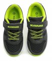 Navaho N6-507-36-01a černo zelené dětské tenisky | ARNO.cz - obuv s tradicí