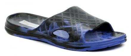 Pánská letní rekreační nazouvací plážová obuv, vyrobená ze syntetického materiálu.