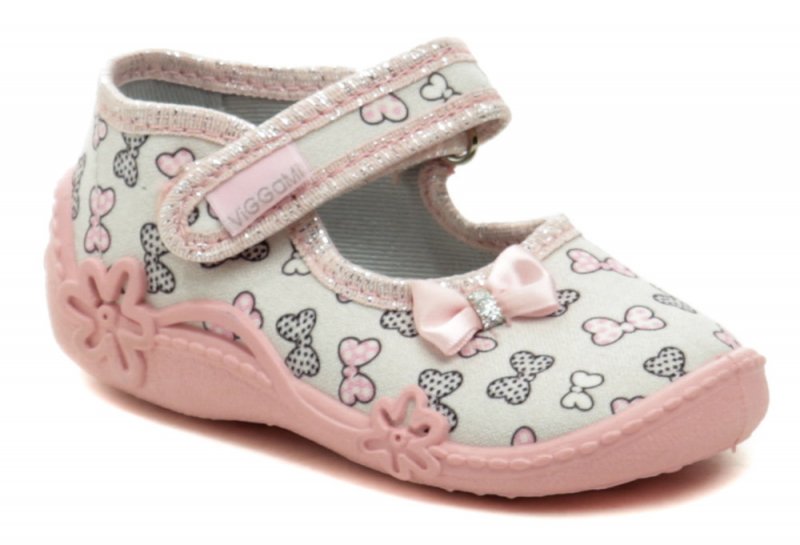 Vi-GGa-Mi růžové dětské plátěné sandálky TOSIA | ARNO.cz - obuv s tradicí