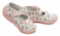 Vi-GGa-Mi růžové dětské plátěné sandálky TOSIA | ARNO.cz - obuv s tradicí