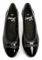 Jana 8-22170-27 černé dámské baleríny šíře H | ARNO.cz - obuv s tradicí
