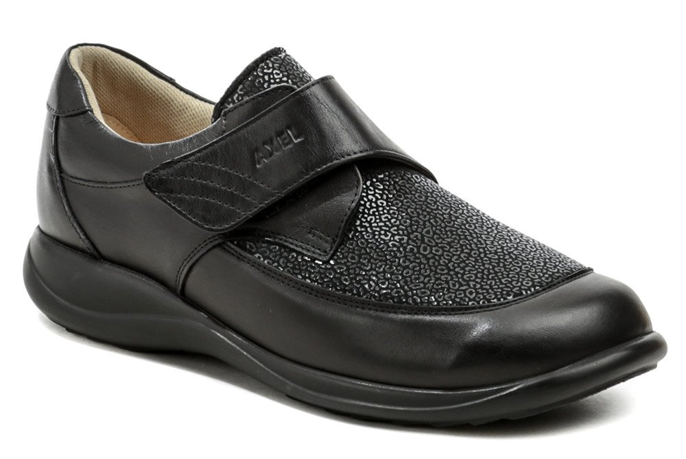 Axel AXCW010 černé dámské polobotky boty šíře H EUR 39