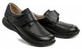Axel AXCW010 černé dámské polobotky boty šíře H | ARNO.cz - obuv s tradicí