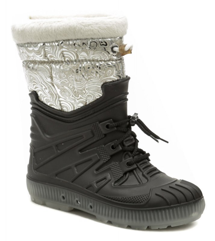 Top Lux 9523 černo stříbrné dámské sněhule | ARNO.cz - obuv s tradicí