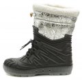 Top Lux 9523 černo stříbrné dámské sněhule | ARNO.cz - obuv s tradicí