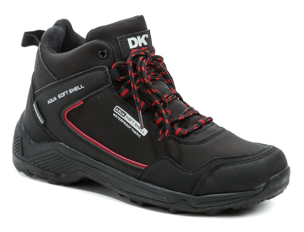 DK 1029 černo červené pánské outdoor boty EUR 45