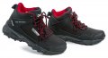 DK 1029 černo červené dámské outdoor boty | ARNO.cz - obuv s tradicí