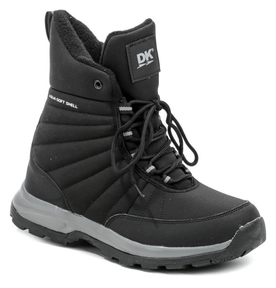 DK 1027 černé dámské zimní boty EUR 37