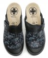 Medi Line 1468 černé dámské zdravotní nazouváky | ARNO.cz - obuv s tradicí