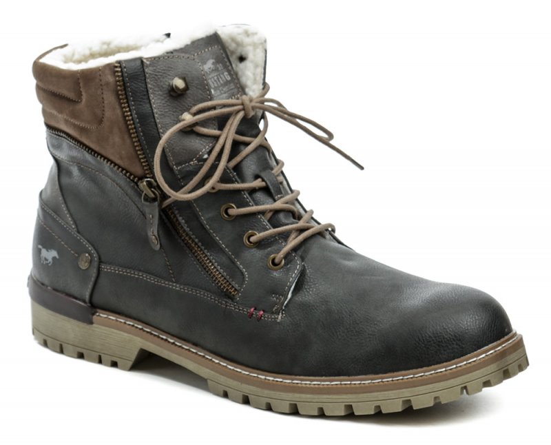 Mustang 4142-604-259 graphit pánské nadměrné zimní boty | ARNO.cz - obuv s tradicí