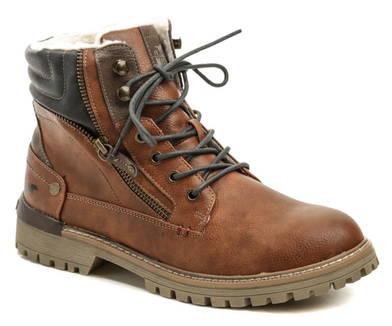 Mustang 4142-604-307 cognac pánské zimní boty | ARNO.cz - obuv s tradicí