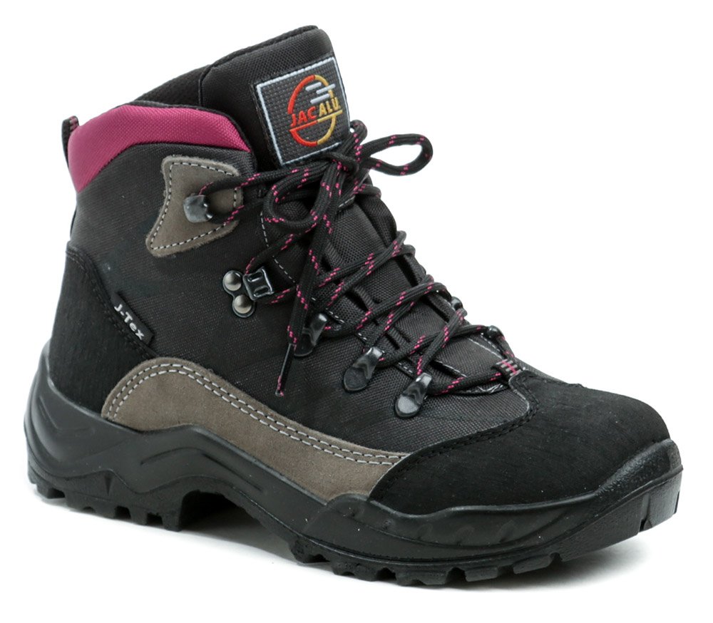 Jacalu A2620z21 černé dámské zimní trackingové boty EUR 41