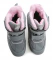 American Club HL-39-21 šedo růžové dětské zimní boty | ARNO.cz - obuv s tradicí