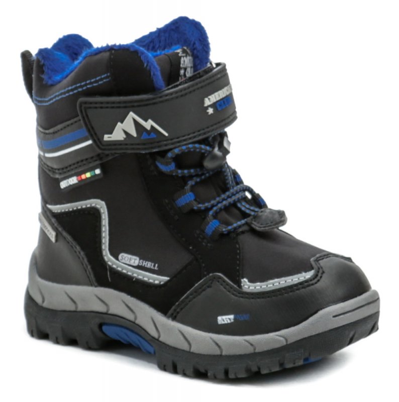 American Club HL-31-21 černo modré dětské zimní boty | ARNO.cz - obuv s tradicí