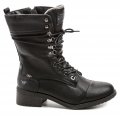 Mustang 1402-501-9 černá dámská zimní obuv | ARNO.cz - obuv s tradicí