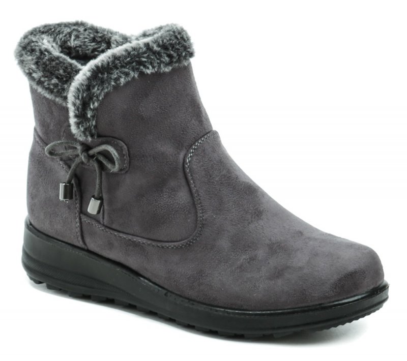 Scandi 262-0140-A1 šedé dámské zimní boty | ARNO.cz - obuv s tradicí