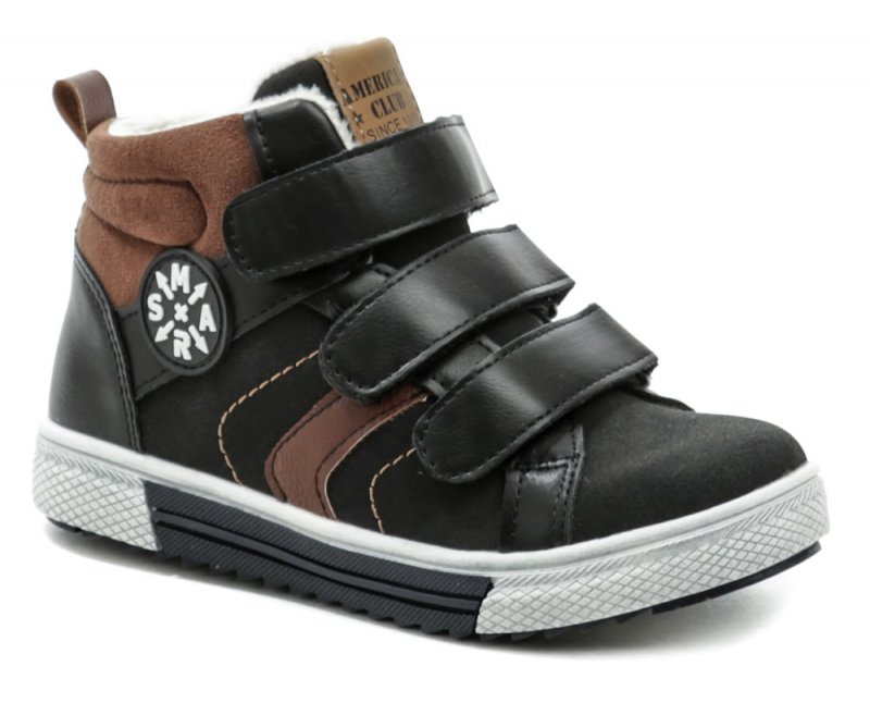 American Club GC20-21 černé zimní dětské boty | ARNO.cz - obuv s tradicí