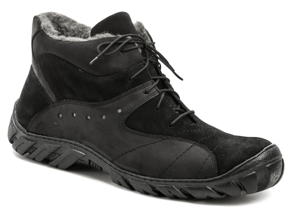 Koma 613 černé pánské nadměrné zimní boty EUR 47