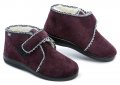 Rogallo 4372-013 fialové dámské zimní papuče | ARNO.cz - obuv s tradicí