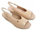 Piccadilly 153068-1 růžové dámské sandály na klínku | ARNO.cz - obuv s tradicí