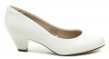 Modare 7005-600 bílé dámské lodičky na podpatku | ARNO.cz - obuv s tradicí