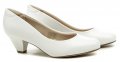 Modare 7005-600 bílé dámské lodičky na podpatku | ARNO.cz - obuv s tradicí