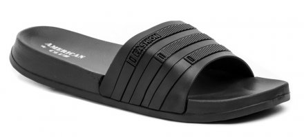 Pánská letní rekreační nazouvací obuv, vyrobená ze syntetického materiálu.