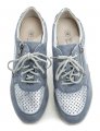 Wojtylko 7A22403n modrá dámská obuv na klínku | ARNO.cz - obuv s tradicí