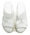 Wild 016935B bílé dámské nazouváky na klínku | ARNO.cz - obuv s tradicí