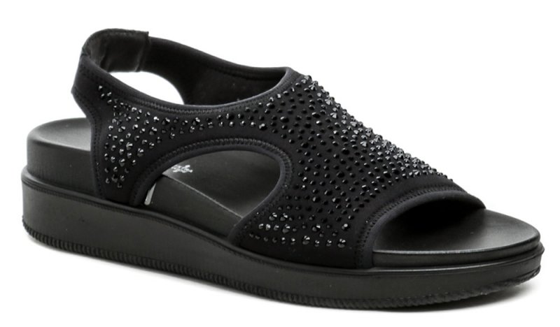 IMAC 157860 černé dámské sandály | ARNO.cz - obuv s tradicí
