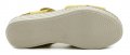 Wild 0228610B žluté dámské sandály na klínku | ARNO.cz - obuv s tradicí
