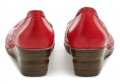 Wild 034101378B červené dámské lodičky na klínku | ARNO.cz - obuv s tradicí