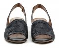 Wild 03460A modrá dámská letní obuv na podpatku | ARNO.cz - obuv s tradicí