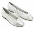 Jana 8-22150-28 bílé dámské baleríny šíře H | ARNO.cz - obuv s tradicí