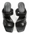 Tamaris 1-27201-28 černé dámské nazouváky na podpatku | ARNO.cz - obuv s tradicí